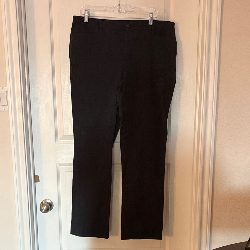 Ralph Lauren Women's Black Straight Leg Pants